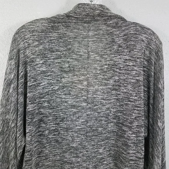 THX Women's Silver Open Front Cardigan Sweater - Picture 5 of 9
